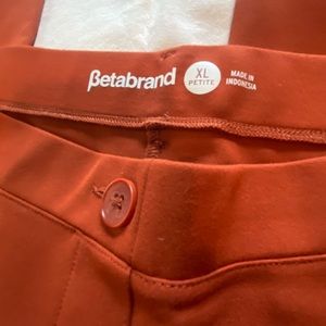 Betabrand rust DPYP, size XL petite, faux pockets,